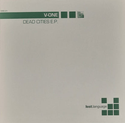 V-One : Dead Cities E.P. (12", EP, Promo, Dis)