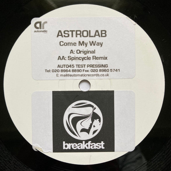 Astrolab : Come My Way (12", TP, W/Lbl)