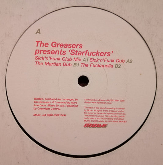 Greasers : Starfuckers (12")