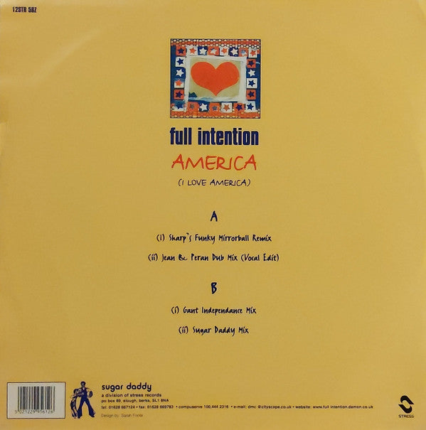 Full Intention : America (I Love America) (12")