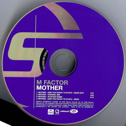 M Factor : Mother (CD, Single, Enh)