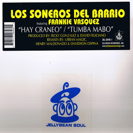 Los Soneros Del Barrio Featuring Frankie Vasquez* : Hay Craneo / Tumba Mabo (12")