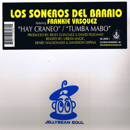 Los Soneros Del Barrio Featuring Frankie Vasquez* : Hay Craneo / Tumba Mabo (12")