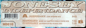 Jonesey : Independance (12")