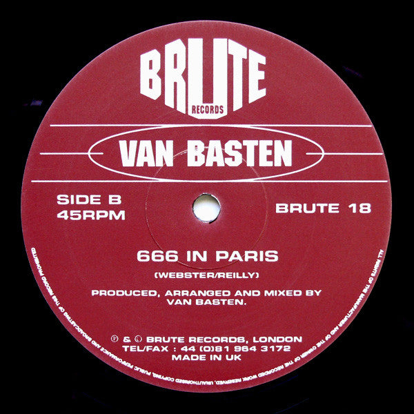 Van Basten : Black Dragon / 666 In Paris (12")