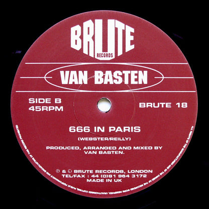Van Basten : Black Dragon / 666 In Paris (12")