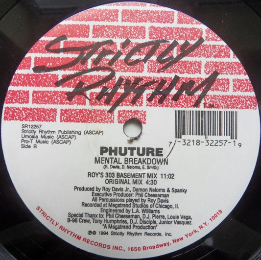 Phuture : Mental Breakdown (12")