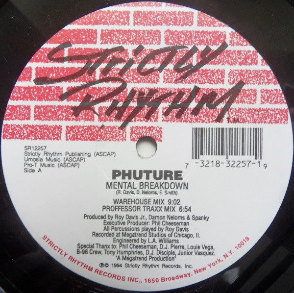 Phuture : Mental Breakdown (12")