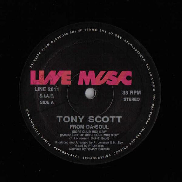 Tony Scott : From Da Soul (12")