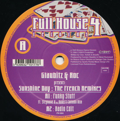 Glaubitz & Roc : Sunshine Day : The French Remixes (12")