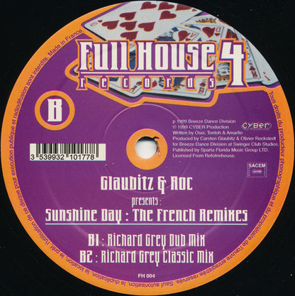 Glaubitz & Roc : Sunshine Day : The French Remixes (12")