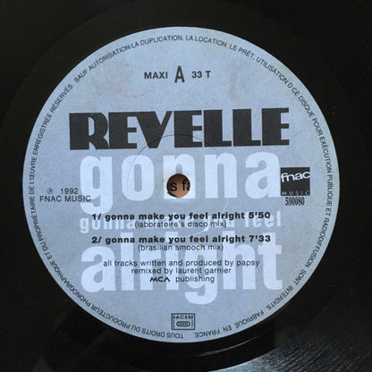 Revelle : Gonna Make You Feel Alright (Remix) (12")