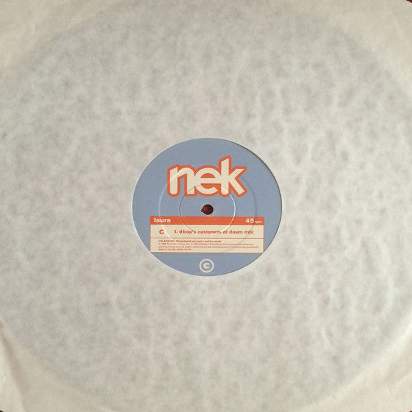 Nek : Laura (2x12", Promo)