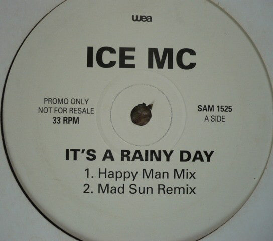 ICE MC : It's A Rainy Day (2x12", Promo)