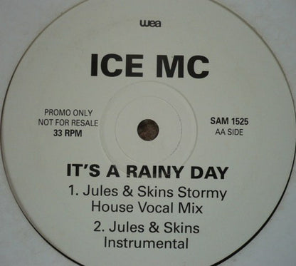 ICE MC : It's A Rainy Day (2x12", Promo)