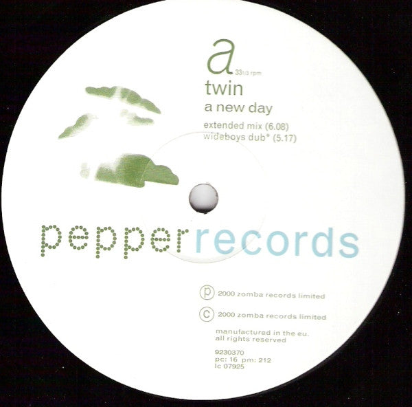 Twin : A New Day (12", Single)
