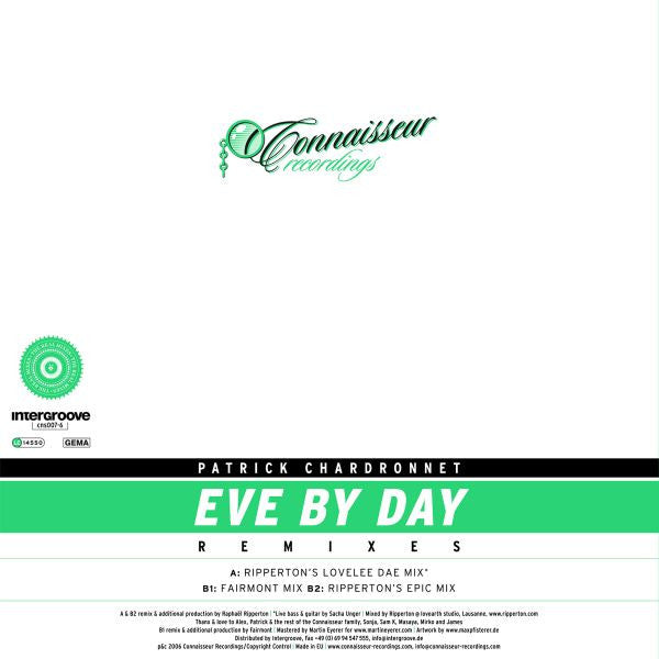 Patrick Chardronnet : Eve By Day (Remixes) (12")