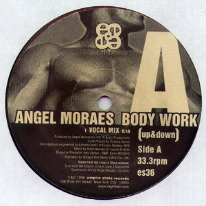 Angel Moraes : Body Work (Up & Down) (12")
