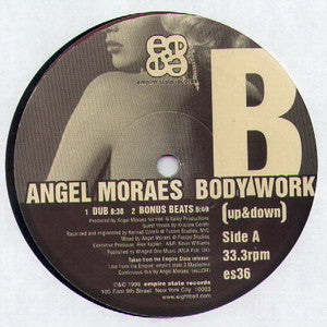 Angel Moraes : Body Work (Up & Down) (12")