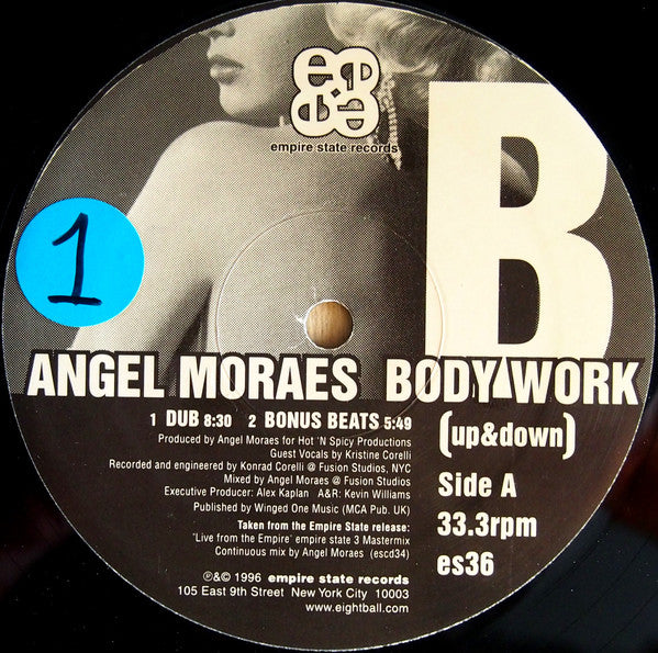 Angel Moraes : Body Work (Up & Down) (12")