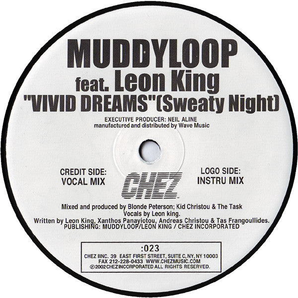 Muddyloop feat. Leon King : Vivid Dreams (Sweaty Night) (12")