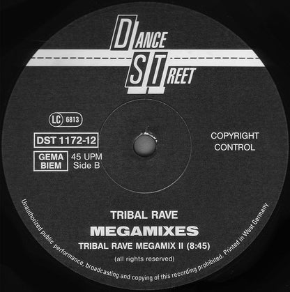 Various : Tribal-Rave Megamixes (12")