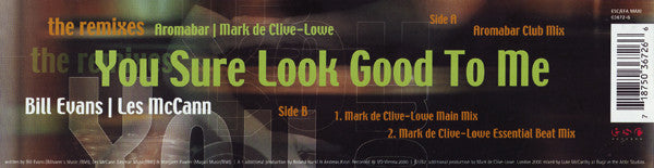 Bill Evans (3) | Les McCann : You Sure Look Good To Me - The Remixes (12", Maxi)