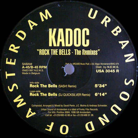 Kadoc : Rock The Bells (The Remixes) (12")