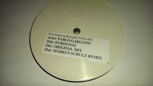 Pablo Gargano : Eurogoal (12", W/Lbl)