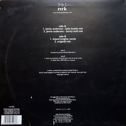 Twisted Pair : Horny Hustle (Remixes) (12")