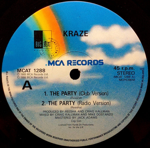 Kraze : The Party (12")