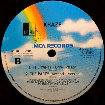 Kraze : The Party (12")