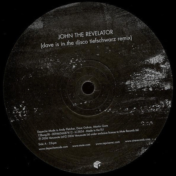 Depeche Mode : John The Revelator / Lilian (12", Single)