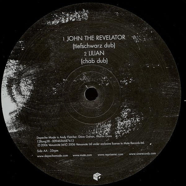 Depeche Mode : John The Revelator / Lilian (12", Single)