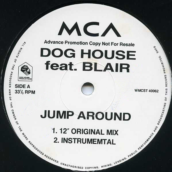Dog House : Jump Around (12", Promo)