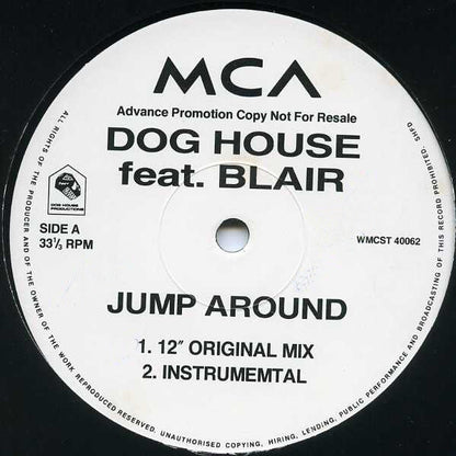 Dog House : Jump Around (12", Promo)