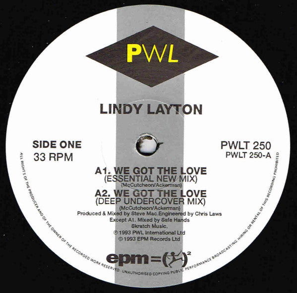 Lindy Layton : We Got The Love (12", Single)