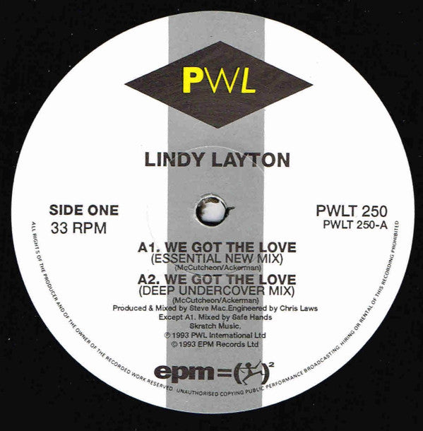 Lindy Layton : We Got The Love (12", Single)