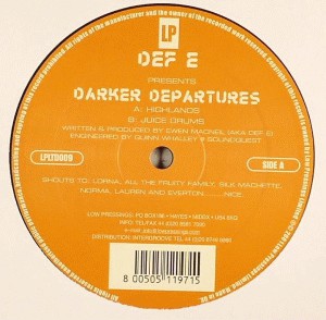 Def E : Darker Departures (12")