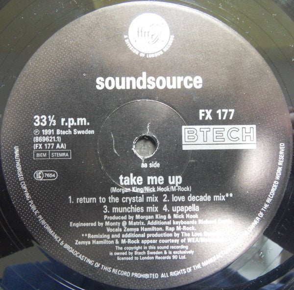 Soundsource : Take Me Up (12")