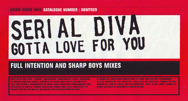 Serial Diva : Gotta Love For You (12")