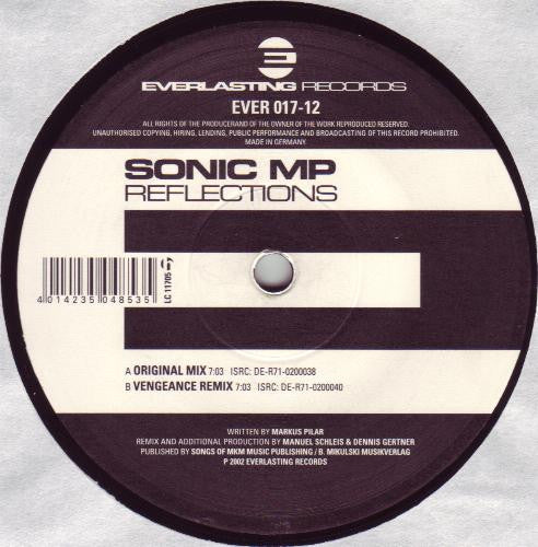 Sonic MP : Reflections (12")