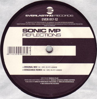 Sonic MP : Reflections (12")