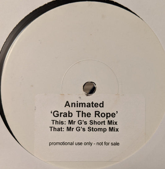 Animated : Grab The Rope (12", Promo, W/Lbl)
