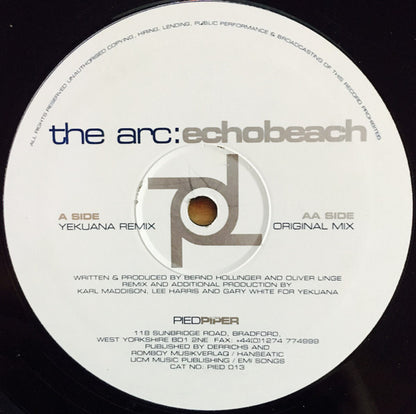 The Arc (2) : Echobeach (12")
