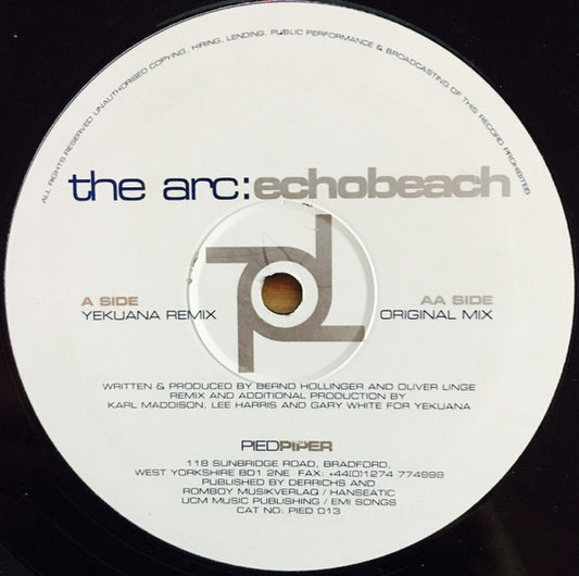 The Arc (2) : Echobeach (12")