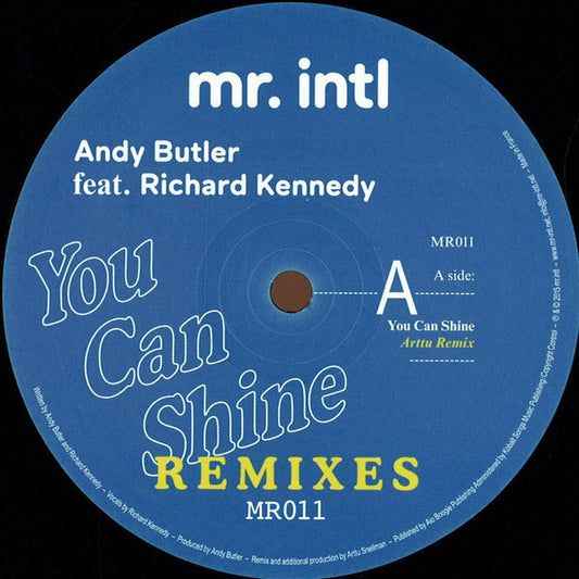 Andy Butler* : You Can Shine Remixes (12", Single)
