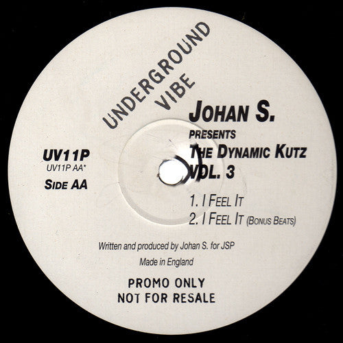 Johan S. : The Dynamic Kutz Vol. 3 (12", Promo)