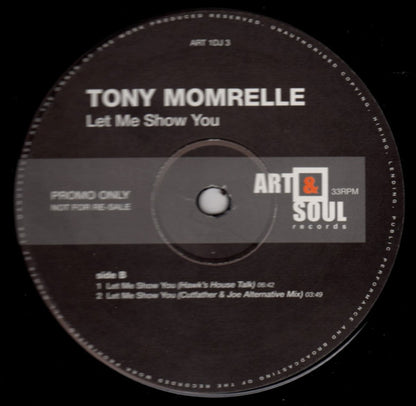 Tony Momrelle : Let Me Show You (12", Promo)