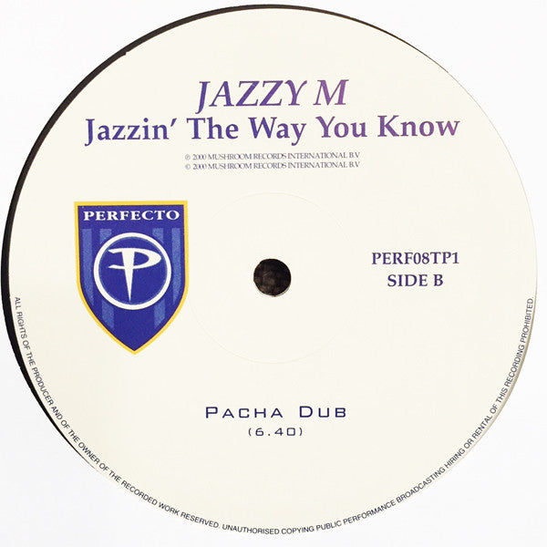 Jazzy M : Jazzin' The Way You Know (12", Promo)